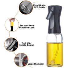 Glass Premium Oil Spray Bottle - (300 Ml Approx / 1 Pc) - justgrabit.in | Just Grab It