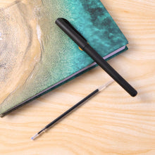 Refillable Black Marker Pen with Extra Ink Refills 20 pieces (1 Set) - justgrabit.in | Just Grab It