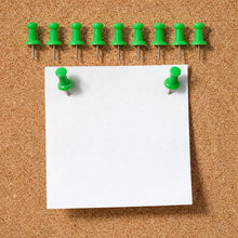 Green Plastic Push Pins Thumb Tacks for Notice Board (10 Pc) - justgrabit.in | Just Grab It