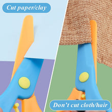 Child - Safe Plastic Safety Scissors for Kids (1 Pc) - justgrabit.in | Just Grab It