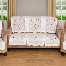 Elegant Leaf - Pattern Sofa Runner - (Set / 230x28 Inch) - justgrabit.in | Just Grab It