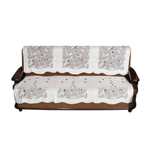 Elegant Floral Sofa Protector Runner - (1 Pc / 139x28 Inch) - justgrabit.in | Just Grab It