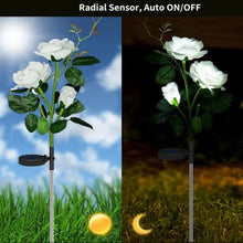 Solar Powered Decorative Garden Flower Lights Set of 2 - justgrabit.in | Just Grab It