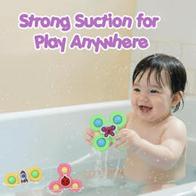 Colour Baby Spinner Toy Set – Suction Cup Sensory Spin Toys (3 Pc Set) - justgrabit.in | Just Grab It