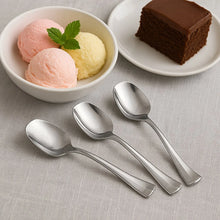 Stainless Steel Ice - Cream Spoon - (3 Pc / Set) - justgrabit.in | Just Grab It
