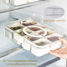 6 - Compartment Fridge Storage Box with Lid - justgrabit.in | Just Grab It