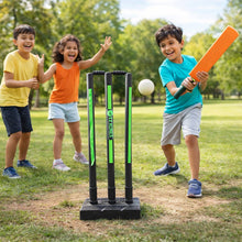 Cricket Stump Set with Heavy Base Stand (1 Set) - justgrabit.in | Just Grab It