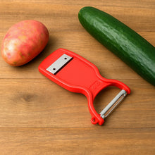 Supermom Swiss 2 - in - 1 Slicer & Peeler with Ultra Sharp Stainless Steel Blades - Justgrabit Inc.
