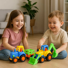 Funwoods Itsy Bitsy Construction Vehicle Toy Set for Kids - (8 Pc) - justgrabit.in | Just Grab It