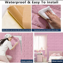 Wallpaper 3D Foam Wallpaper Sticker Panels (70 x 76 Cm / 1 Pc) - justgrabit.in | Just Grab It
