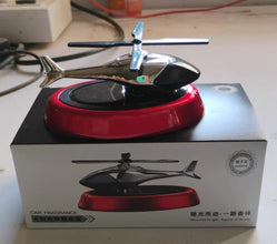 Solar - Powered Rotating Helicopter Car Air Freshener - Justgrabit Inc.