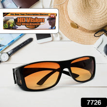 Protect Sunglasses | Clear Vision Glasses for Driving Car & Bike Riding Yellow/Black Glasses for Men and Women - justgrabit.in | Just Grab It