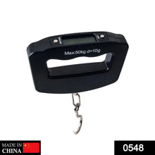 Black Digital Portable Luggage Scale with LCD Backlight (50 kg) - Justgrabit Inc.