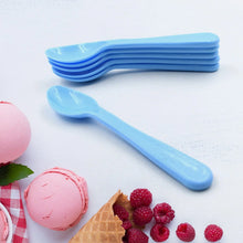 Food Plastic Spoon Set, Plastic Table Spoon Set Plastic Tea Spoon, Coffee with ABS Plastic, Heat - Resistant Spoon (6 Pc Set ) - justgrabit.in | Just Grab It