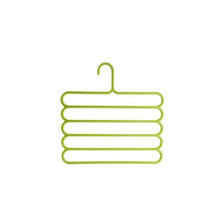 5 in 1 Multipurpose Plastic Hanger, Assorted (5 - Layer) - Justgrabit Inc.