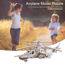 3D Wooden Aircraft Puzzle DIY Assembly Kit (Mix Design – 1 Set) - justgrabit.in | Just Grab It
