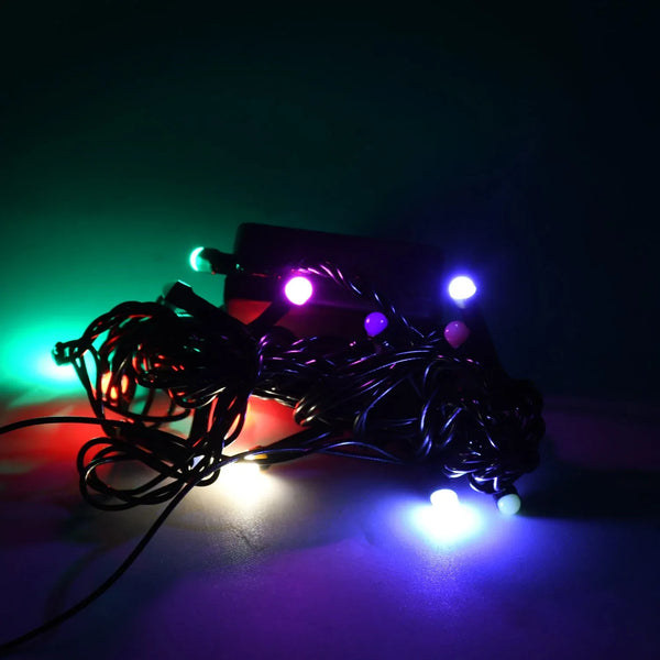 3Mtr Multi - Color LED String Lights – Indoor & Outdoor Decoration for Diwali, Wedding & Festivals - justgrabit.in | Just Grab It