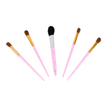 5pc Makeup Brush tools kit (5 Pcs Set / Mix Color) - justgrabit.in | Just Grab It