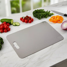 Large Stainless Steel Chopping Cutting Board (1 Pc) - justgrabit.in | Just Grab It