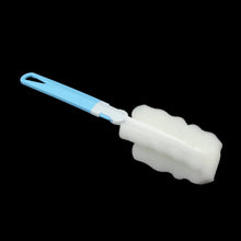 Sponge Cleaning Brush Kitchen Tool Bottle Soft Brush for Dishes| Cleaning Brush Cleaner with Plastic Long Handle, Soft Dish Washing Foam Cleaning Brushes For Cups Mugs Kettles Wine Glasses and Baby Bottles (1 Pc) - Justgrabit Inc.