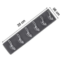 Adhesive Golden & Transparent Heavy Duty Wall Hook - justgrabit.in | Just Grab It