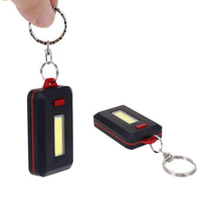 LED Keychain COB Light with Hook & Loop Sticker. 3 Light Modes (1 Pc / Battery Not Included) - Justgrabit Inc.