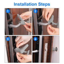 Silicone Door Handle Cover with Suction Cup (1 Pc / Mix Color) - justgrabit.in | Just Grab It