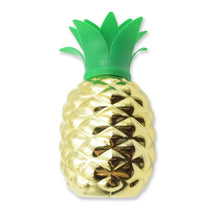 Plastic Pineapple Cups with Straw (1 Pc) - Party Favors, Hawaiian, Beach - Justgrabit Inc.