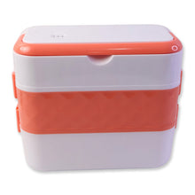 Electric Heated Lunch Box with Stainless Steel Inner Containers (1 Set) - justgrabit.in | Just Grab It