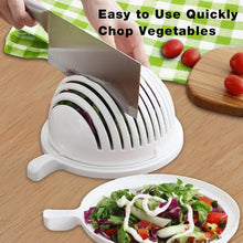 Plastic 60 Seconds Salad Cutter Salad Maker Salad Bow (1 Pc) - justgrabit.in | Just Grab It