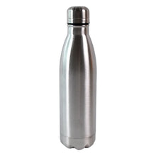 Silver Stainless Steel Water Bottle Approx 500 ML (1 Pc) - Justgrabit Inc.