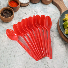 Reusable Food - Grade Plastic Spoons (10 Pc) - Justgrabit Inc.