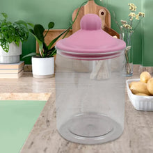 Transparent Kitchen Plastic Container/ Jar Set (2 Pcs Set / 1100 ML Approx) - justgrabit.in | Just Grab It