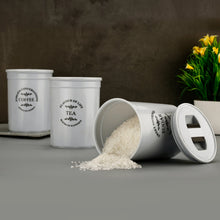 Airtight Containers – For Tea, Coffee, Sugar & More (3 Pcs Set) - justgrabit.in | Just Grab It