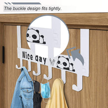 Heavy - Duty Carbon Steel Door Hook Hanger Rack (1 pc / 6 Hook / White) - justgrabit.in | Just Grab It