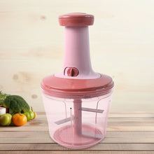 Apex Quba Push Chopper with Stainless Steel Blades (1000ml) - Justgrabit Inc.