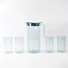 Apex Crystal Premium Jug with Lid & 4 Pcs Glass (1500 ML / 300 ML Approx / 5 Pcs Set) - Justgrabit Inc.