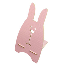 Wooden Cute Lovely Rabbit Design Mobile Stand (1 Pc) - justgrabit.in | Just Grab It