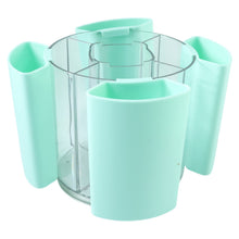 Multipurpose 5 Compartment Rotating Pen Holder (1 Pc) - justgrabit.in | Just Grab It