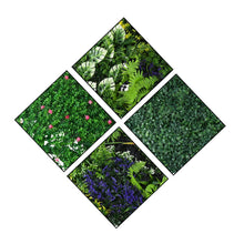 Artificial Plants Wall Topiary Wall Greenery Mat Wall Backdrop (1 Pc Mix Design) - justgrabit.in | Just Grab It