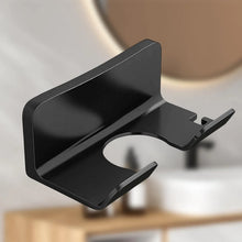 Hair Dryer Holder Wall Mounted Space Plastic Drill Blow Dryer Organizer Rack for Hair Tool Bedroom Bathroom - Justgrabit Inc.