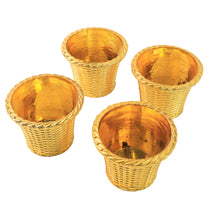 Plastic Flower Valencia (Pot) Home and Outdoor (4 Pc) - justgrabit.in | Just Grab It