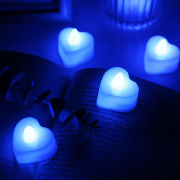 LED Tealights, Smokeless Plastic Decorative Candles, Diwali (Pack Of 1 / Multicolor) - justgrabit.in | Just Grab It