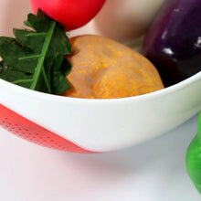 Plastic Rice Pulses Fruits Vegetable Noodles Pasta Washing Bowl and Strainer - Justgrabit Inc.