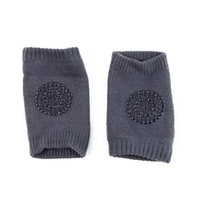 Dark Grey Toddler Wool Knit Leg Warmer (Knee Guard) - justgrabit.in | Just Grab It
