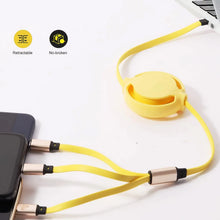 3 in 1 Retractable Charger Charging Cable (1 Pc / Mix Color) - justgrabit.in | Just Grab It