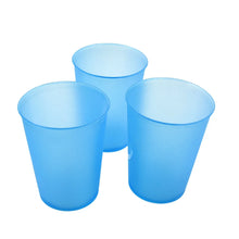 Reusable Plastic Drinking Tumblers - 4 - Piece Transparent Water Cup Set for Kitchen & Dining - Justgrabit Inc.