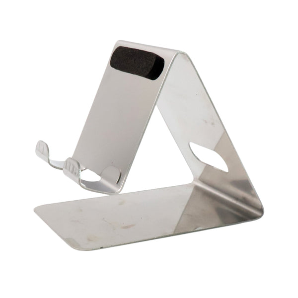 Stainless Steel Universal Mobile & Tablet Stand Holder - (1 Pc) - justgrabit.in | Just Grab It