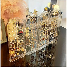 4 Folding Storage Hanger Acrylic Earring Screen Holder Display Stand Clear (1 Set) - Justgrabit Inc.