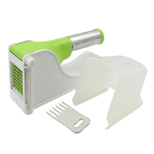 Virgin Plastic French Fry Chipser, Potato Chipser / Potato Slicer with Container - Justgrabit Inc.